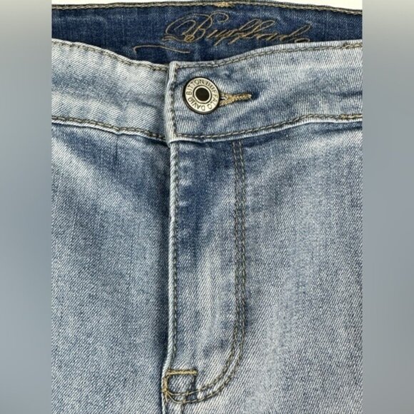 Buffalo Bermuda Jean Shorts Blue Size 16 - Picture 4 of 7